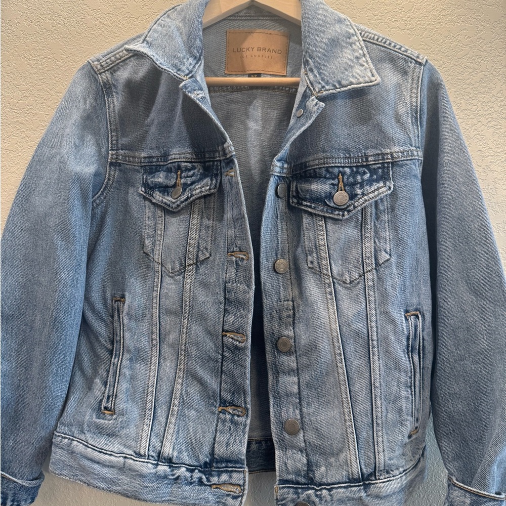 Lucky Brand Light Blue Denim Jacket